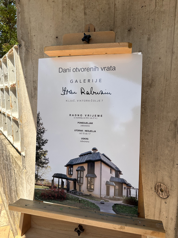Open gallery days poster for Ivan Rabuzin
